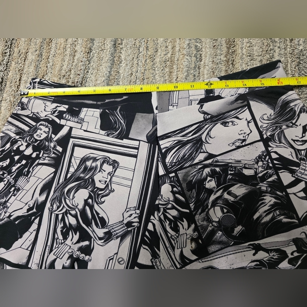 Blackmilk Marvel Black Widow Short Set Wifey Top M Rare Flawed Dollskill Comic - Picture 9 of 15